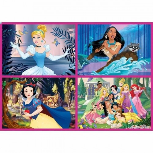 4 Pužļu Komplekts Princesses Disney Educa 17637 380 Daudzums image 2