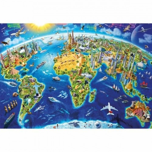 Puzle un domino komplekts Educa World Symbols 17129.0 2000 Daudzums image 2