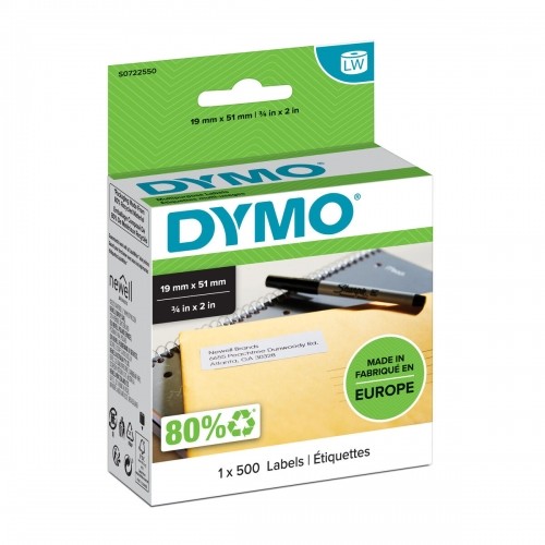 Ламинированная лента для фломастеров Dymo S0722550 Белый image 2