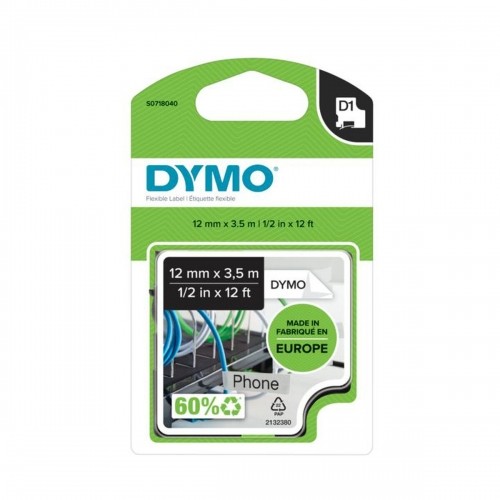Laminated Tape for Labelling Machines Dymo S0718050 Black image 2
