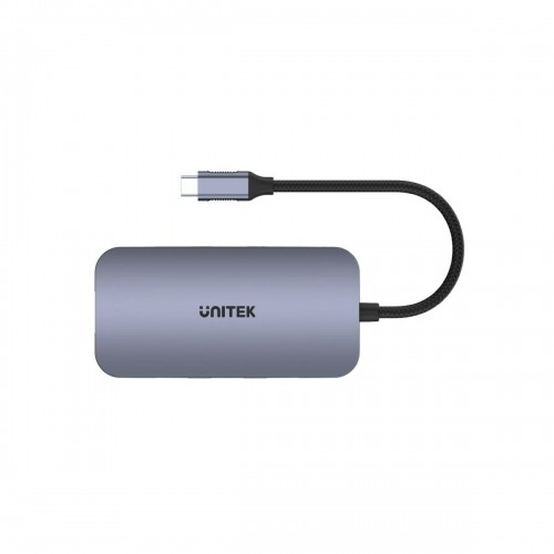 USB-разветвитель Unitek D1071A Чёрный Серебристый image 2