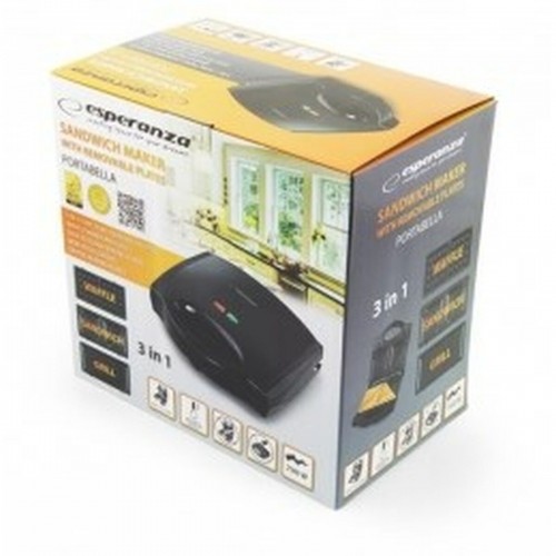 Бутербродница Esperanza EKT006K Чёрный 700 W image 2