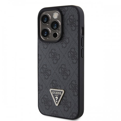 Guess GUHCP15LP4TDSCPK iPhone 15 Pro 6.1" czarny|black hardcase Crossbody 4G Metal Logo image 2