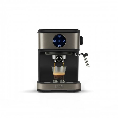 Суперавтоматическая кофеварка Black & Decker BXCO850E Чёрный Серебристый 850 W 20 bar 1,2 L 2 Чашки image 2