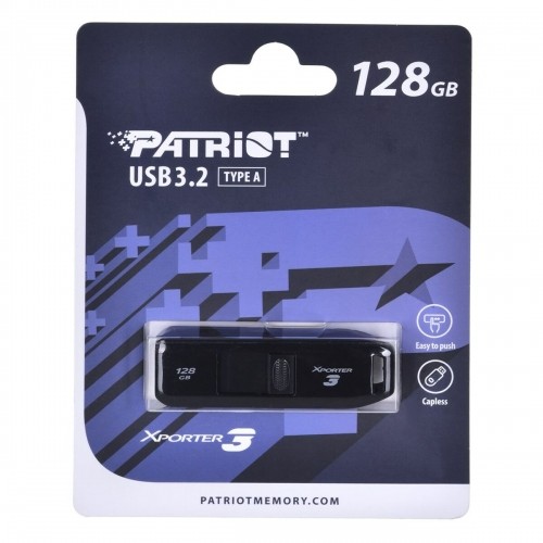 USВ-флешь память Patriot Memory Xporter 3 Чёрный 128 Гб image 2