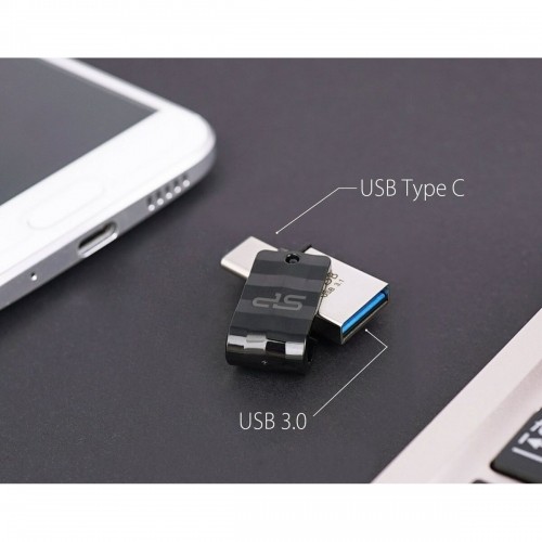 USB stick Silicon Power Mobile C31 Black/Silver 32 GB image 2