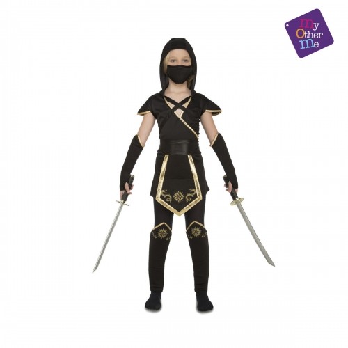 Costume for Children My Other Me Black Ninja (5 Pieces) image 2