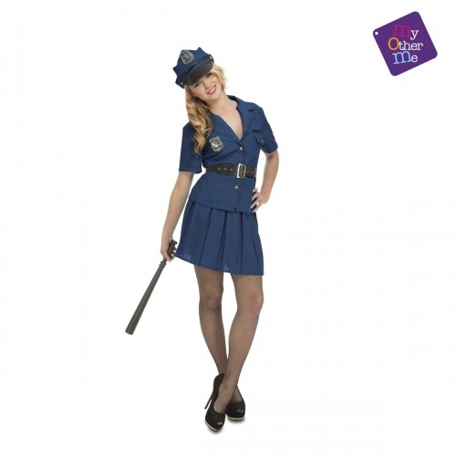 Costume for Adults My Other Me Policewoman (4 Pieces) image 2