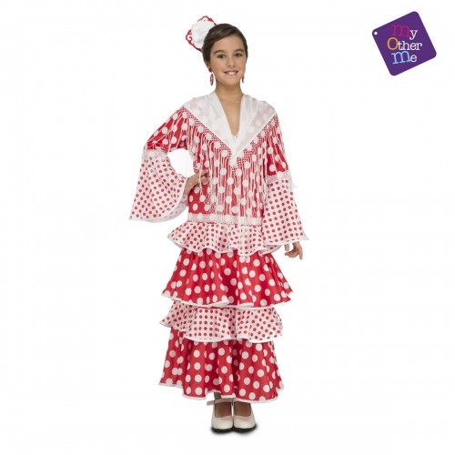 Costume for Adults My Other Me Rocio Red Flamenco Dancer (1 Piece) image 2