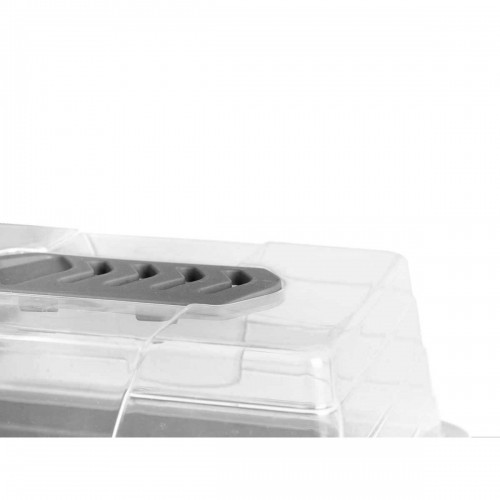 Ibergarden теплица Серый Прозрачный Пластик 38,4 x 17,5 x 24,7 cm (8 штук) image 2