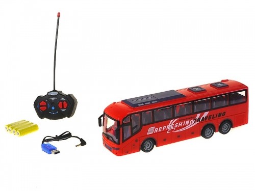 Adar Radio vadāmāis autobuss (4 funkcijas, gaisma) ar akkum. USB uzlade 32 cm 563407 image 2