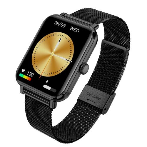 Garett Smartwatch GRC CLASSIC Black Steel Умные часы IPS / Bluetooth / IP68 / SMS image 2