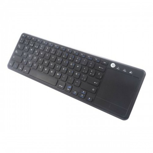 Keyboard with Touchpad CoolBox COO-TEW01-BK Black Spanish Qwerty image 2