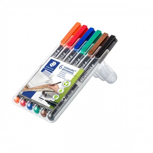 Flomasteru Komplekts Staedtler Lumocolor 317 M Daudzkrāsains (16 gb.) image 2