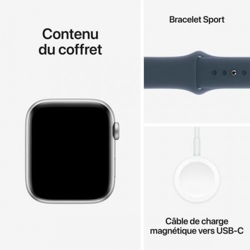 Умные часы Apple SE Синий Серебристый 44 mm image 2