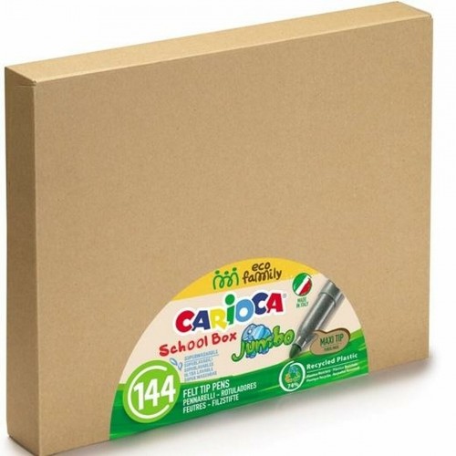 Flomasteru Komplekts Carioca Schoolbox Daudzkrāsains (4 gb.) image 2