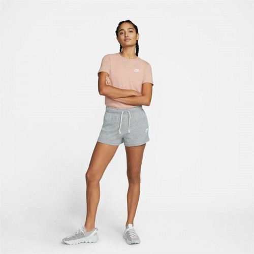 Спортивные женские шорты Nike Sportswear Gym Vintage Серый image 2