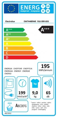 Electrolux EW7H489WE image 2