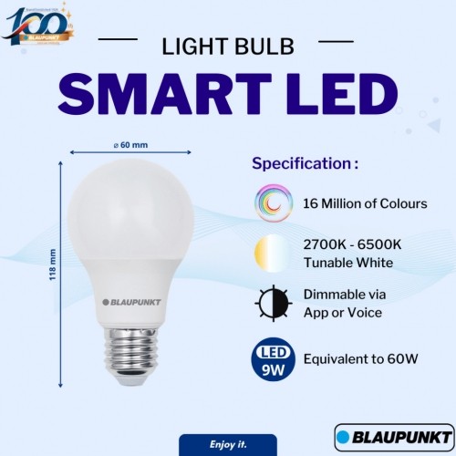 Blaupunkt smart bulb LED E27 WiFi BT Tuya image 2