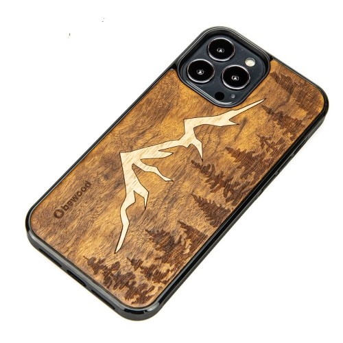 Apple Wooden case for iPhone 13 Pro Max Bewood Imbuia Mountains image 2