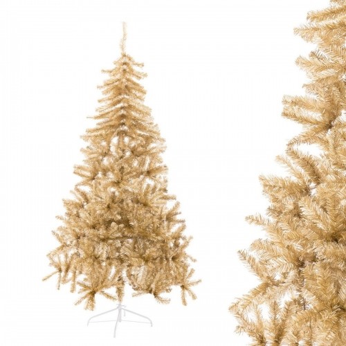 Bigbuy Christmas Новогодняя ёлка Позолоченный Металл Пластик 210 cm image 2