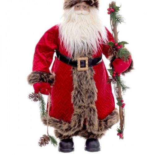 Bigbuy Christmas Ziemassvētku Nieciņš Sarkans Daudzkrāsains Polirezīns Audums 60 cm image 2