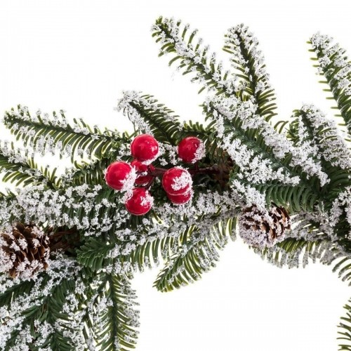 Bigbuy Christmas Рождественский венок Белый Красный Зеленый Натуральный Пластик Ананасы 35 x 35 cm image 2