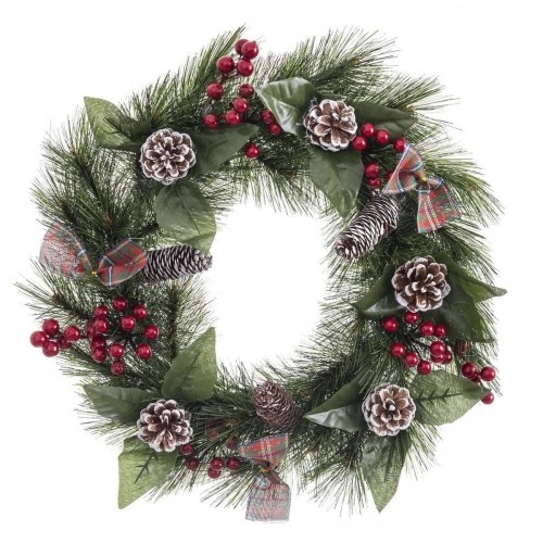 Advent wreathe White Red Green Natural PVC 40 cm image 2