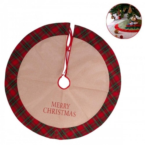 Christmas tree skirt Jute 90 cm image 2