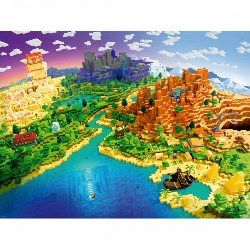 Puzzle Minecraft Ravensburger 17189 World of Minecraft 1500 Pieces image 2