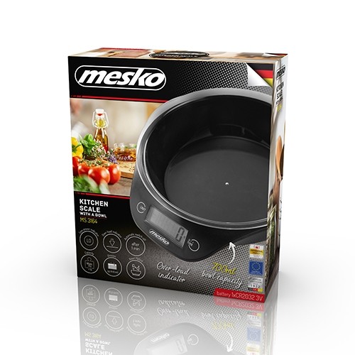 MESKO Кухонные весы с чашей,макс. вес 5 кг image 2