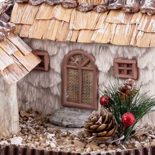 Bigbuy Christmas Ziemassvētku Nieciņš Daudzkrāsains Polyfoam Māja 26 x 18,5 x 16 cm image 2