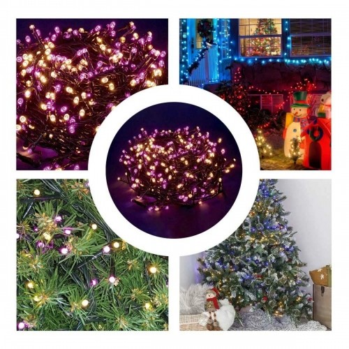 Bigbuy Christmas LED gaismu vītne 50 m Rozā 6 W Ziemassvētki image 2