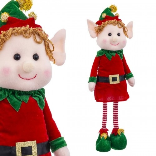 Bigbuy Christmas Ziemassvētku Nieciņš Daudzkrāsains Metāls Foam Audums Bērns Elfs 70 cm image 2