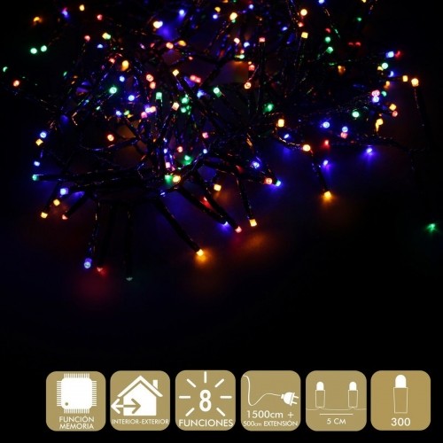 Bigbuy Christmas LED gaismu vītne 15 m Daudzkrāsains 3,6 W image 2