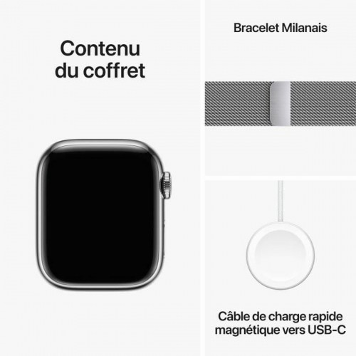 Smartwatch Apple Series 9 Silver 41 mm image 2
