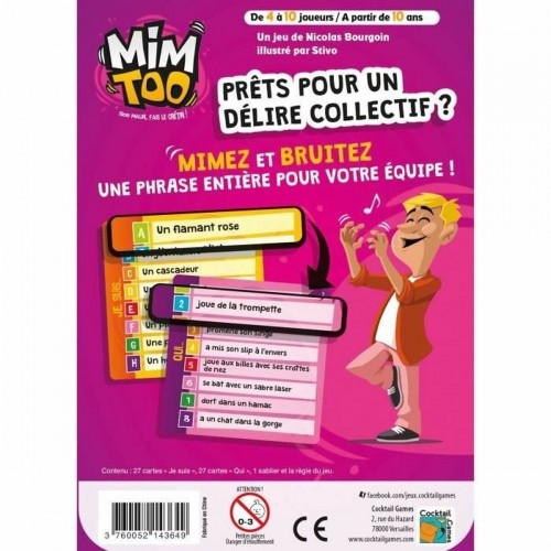 Quiz game Asmodee MimToo (FR) image 2