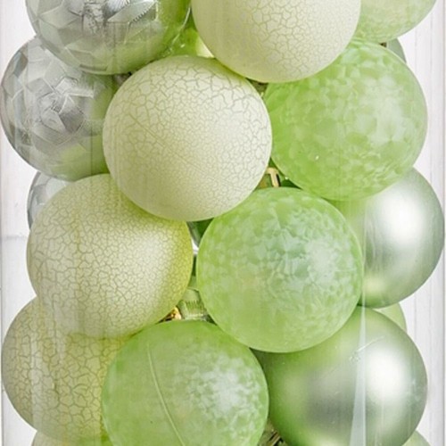 Christmas Baubles Green 6 x 6 x 6 cm (40 Units) image 2