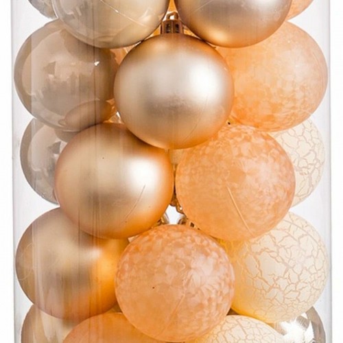 Bigbuy Christmas Ёлочные шарики Позолоченный 6 x 6 x 6 cm (40 штук) image 2