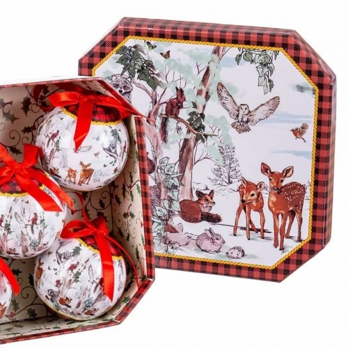 Bigbuy Christmas Ёлочные шарики Разноцветный бумага Polyfoam Животные 7,5 x 7,5 x 7,5 cm (5 штук) image 2