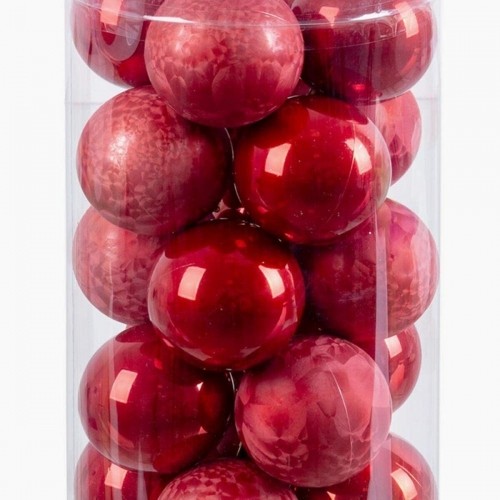 Bigbuy Christmas Ёлочные шарики Красный Пластик 6 x 6 x 6 cm (20 штук) image 2