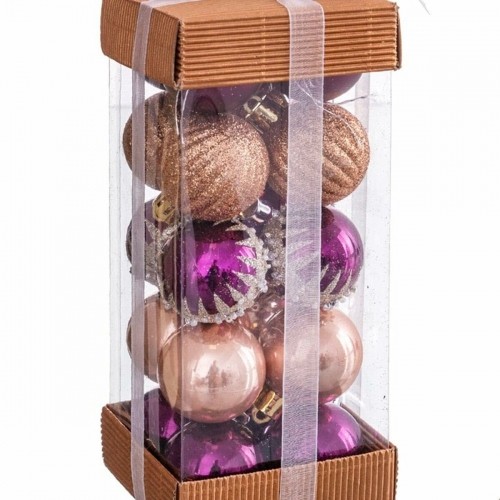 Bigbuy Christmas Ёлочные шарики Разноцветный PVC 4 x 4 x 4 cm (20 штук) image 2