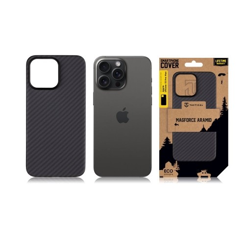 Tactical MagForce Aramid Cover for Apple iPhone 15 Pro Max Black image 2