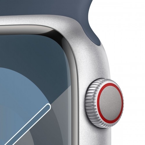 Viedpulkstenis Apple Watch Series 9 + Cellular Zils Sudrabains 45 mm image 2