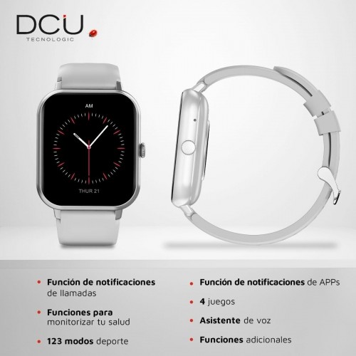 Dcu Tecnologic Умные часы DCU CURVED GLASS PRO 1,83" Серый image 2