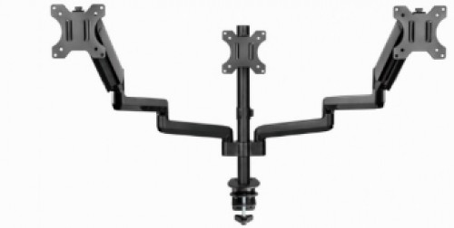 Monitora stiprinājums Gembird Desk Mounted Adjustable Mounting Arm for 3 Monitors image 2