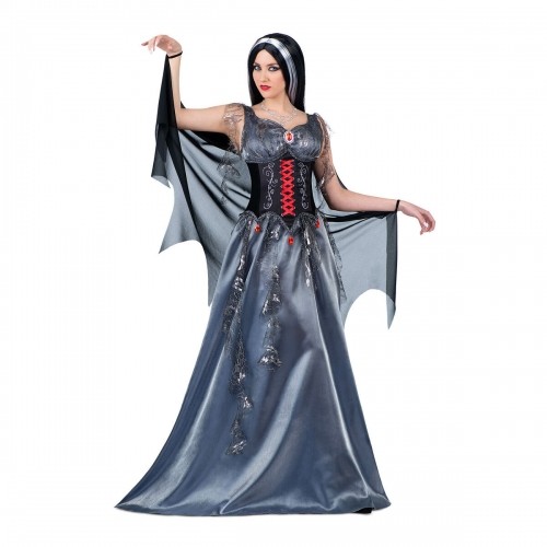 Costume for Adults My Other Me Gothic Vampiress Silver Vampiress (3 Pieces) image 2