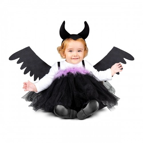 Маскарадные костюмы для младенцев My Other Me Чёрный Демон (3 Предметы) Maleficent image 2