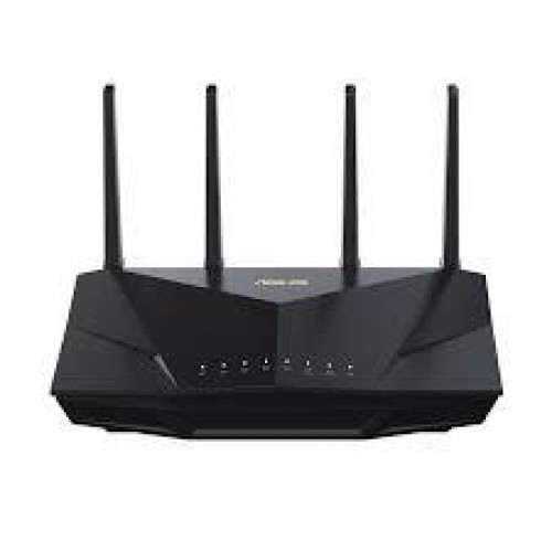 Wireless Router|ASUS|Wireless Router|5400 Mbps|Wi-Fi 5|Wi-Fi 6|IEEE 802.11a|IEEE 802.11b|IEEE 802.11g|IEEE 802.11n|USB 3.2|4x10/100/1000M|LAN \ WAN ports 1|Number of antennas 4|RT-AX5400 image 2