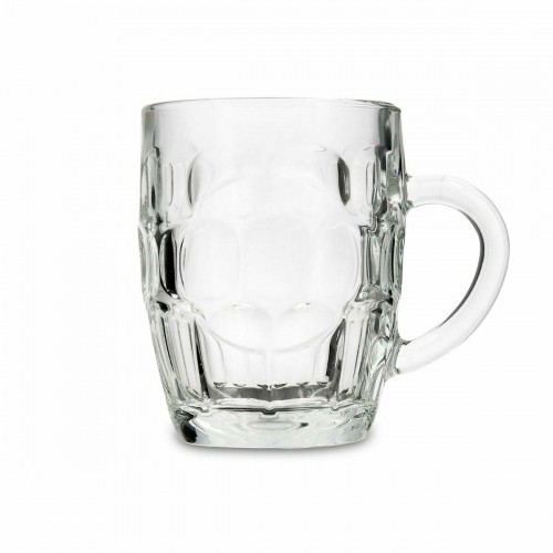 Beer Mug Luminarc Britania Transparent Glass 560 ml (24 Units) image 2